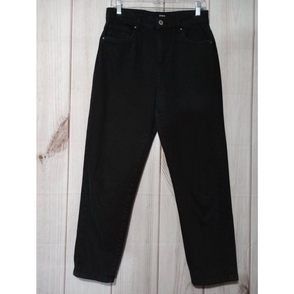 Cotton On Jeans Ladies 6 Mom Jean Black